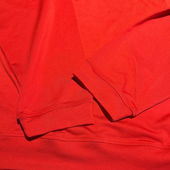 Red OLD ROW Quarter-Zip Pullover (XL) - Picture 5 of 7
